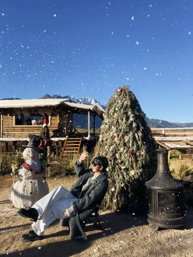 我願稱為，白沙觀賞雪山最舒適的位置…