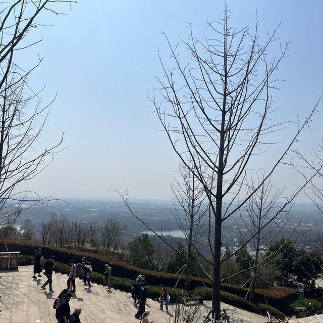 牛首山文化旅遊區佛頂宮 青山環抱、朝拜大佛