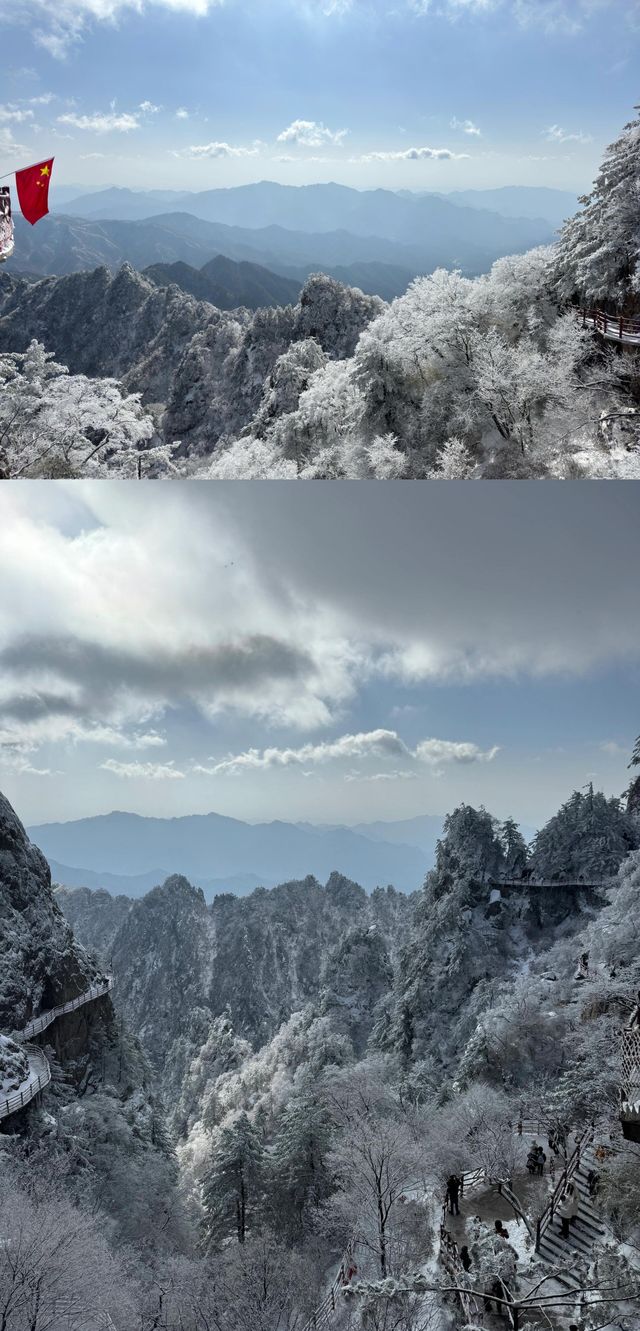 冰雪奇緣現實版！老君山雪後美景，令人心醉神迷