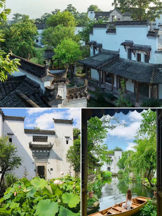 黃山詩莉莉·慰顏府｜綠意包圍的溪邊古宅民宿