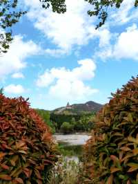 山東煙台龍口南山風景區|世界第一錫青銅大坐佛