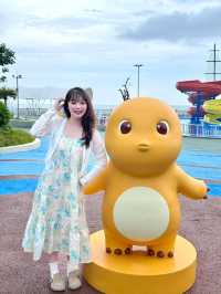 奶龍突襲汕頭中海黃金海岸水上樂園！ -