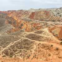Zhangye Danxia National Geological Park - Rainbow Mountains!!
