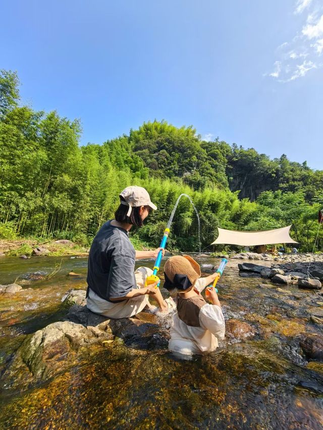 溯溪露營｜帶小朋友躲進莫干山25度的夏日竹海