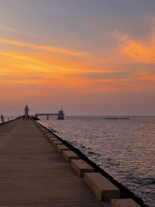 The Most Beautiful Sunset at Zhanjiang West Coast Tianchengtai