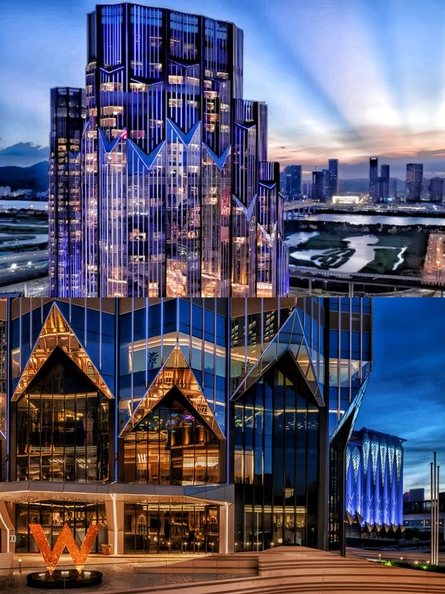 澳門新濠影匯W酒店以現代方式重新詮釋了幾何藝術