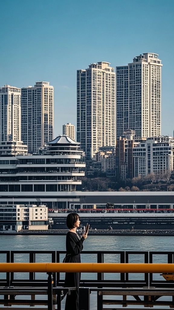 晨光中式建築絕景