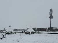 下雪的伊犁那拉提空中草原