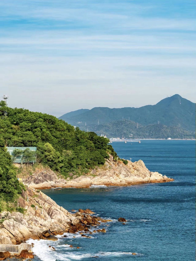 深圳桔釣沙｜絕美公路海景打卡地完全不輸國外！