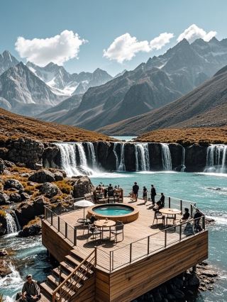 親子秘境探検！神山の麓にある大地の目が圧巻