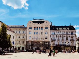 Hidden Old Town by the Danube River