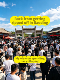 保定被宰已回，我的消費觀崩塌了