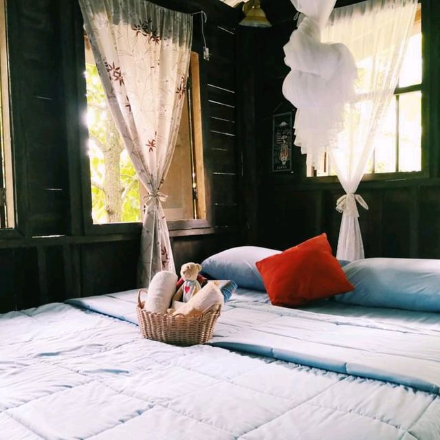 ขนำนายทั่ง บ้านในป่า ใกล้ชิดธรรมชาติ 