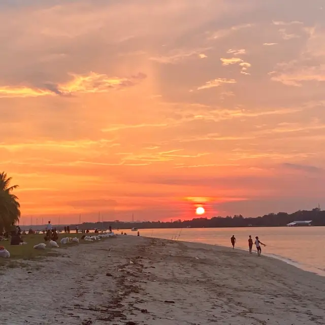 Beautiful Sunset at Beautiful East Coast Park 