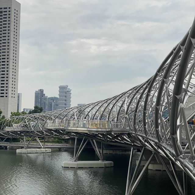 Helix Bridge at Marina Bay