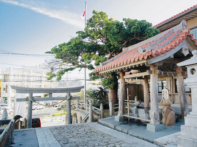 Popular Shrine in Futenma Okinawa