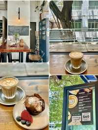 【灣仔】Blend & Grind：在春日的樹底下享受咖啡和鬆餅