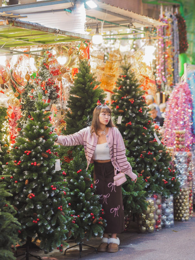 香港🇭🇰 最有聖誕氣氛的街道在深水埗🎄