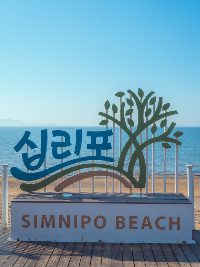 고요함이 가득 바다위를 걷는 십리포 해변 🌊