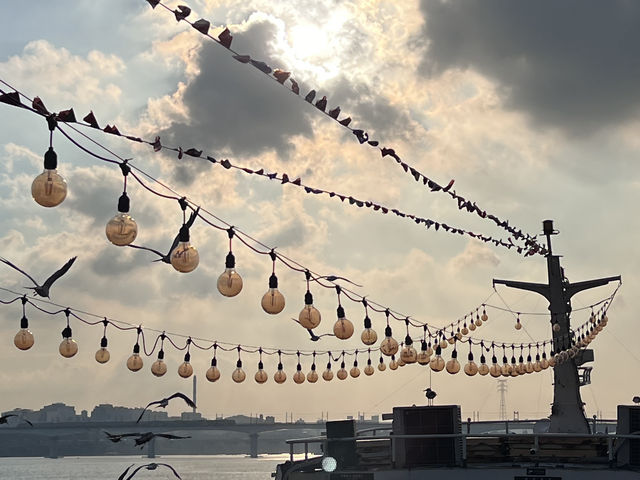한강유람선 일몰 🌇⛴️🛥️크루즈로 서울여행해보세요^^