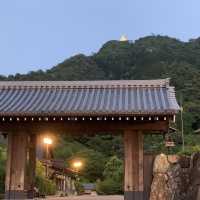 夕暮れの岐阜城
