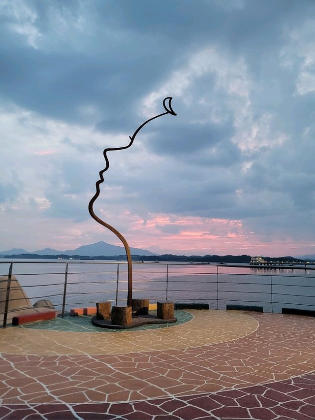 사천일몰을 가장 멋지게 볼수 있는 대포항전망대🧡