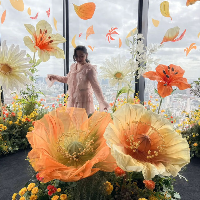 [渋谷]天空の小さな世界✨期間限定のお花畑間に合いました🌼