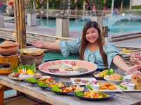 ร้านอาหารบรรยากาศมัลดีฟส์ แต่อยู่แค่ลำลูกกา