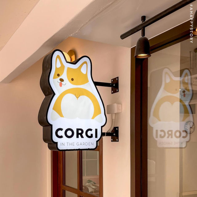 CORGI in the garden คาเฟ่คอร์กี้