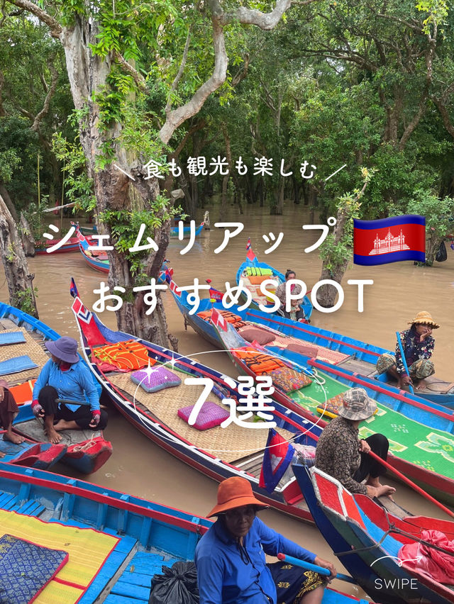 【カンボジア🇰🇭】シェムリアップおすすめSPOT 7選