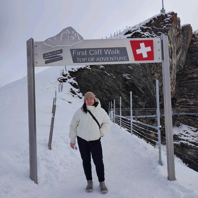 Beautiful snow mountain in Grindelwald