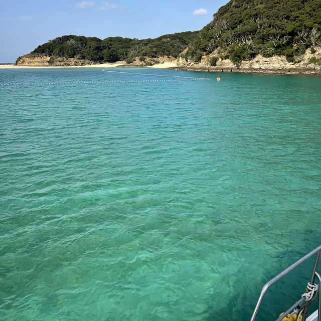 ☾︎長崎☽︎ エメラルドグリーンの海の色✨️