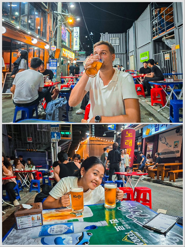 【ソウル】ノガリ通りで現地の人に混ざって飲み明かす🍻