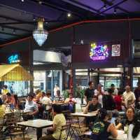 Bustling Food Market In Penang