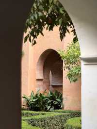 A lush oasis in the backyard of the posh Nasrid Palaces