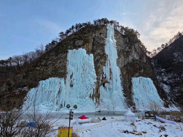 ❄️☃️원주 - 얼음절벽 까페 스톤크릭