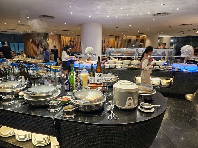 半價的酒店海鮮自助晚餐
