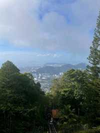 The view of the island from above is really beautiful.