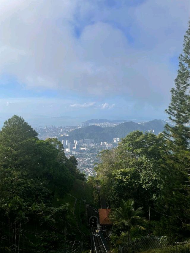 The view of the island from above is really beautiful.