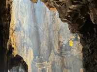 Golden Tranquility at Huyen Khong Cave – A Hidden Sunset Gem in Da Nang