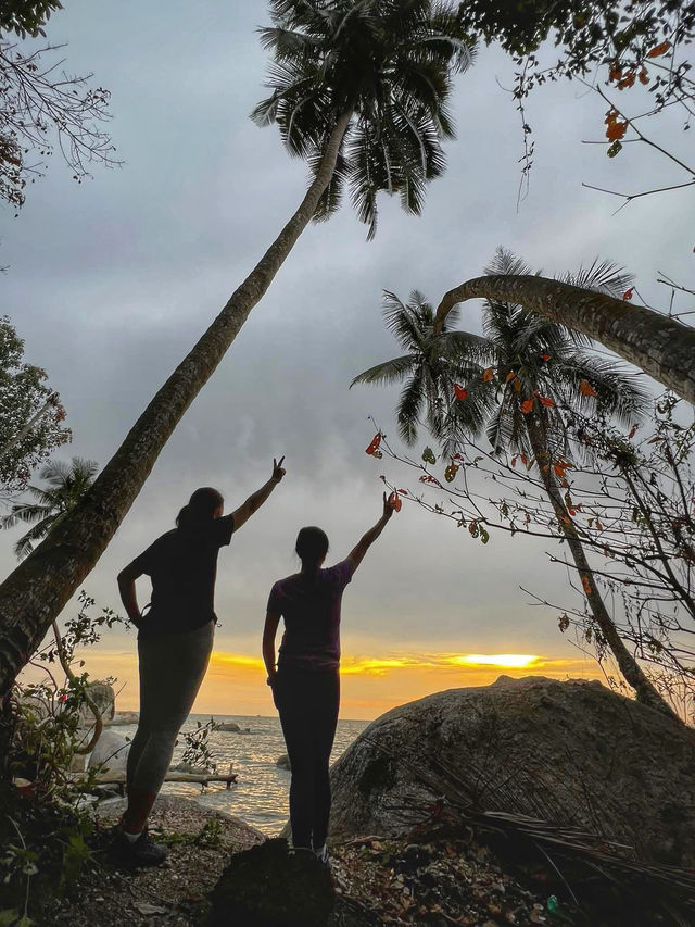 Hidden Sands and Golden Skies: A Spring Evening at Pantai Esen