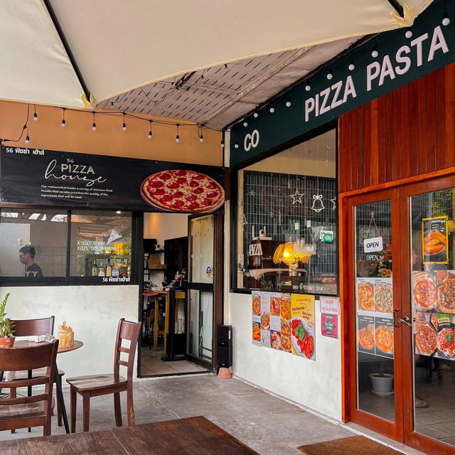  56 Pizza House ร้านพิซซ่าโฮมเมดลับย่านแบริ่ง