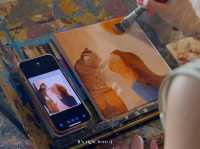 🖌️🎨ijoy studio ร้านวาดรูปน่ารัก ในตลาดหัวตะเข้
