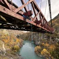 Kawarau Suspension Bridge above the Kawarau River