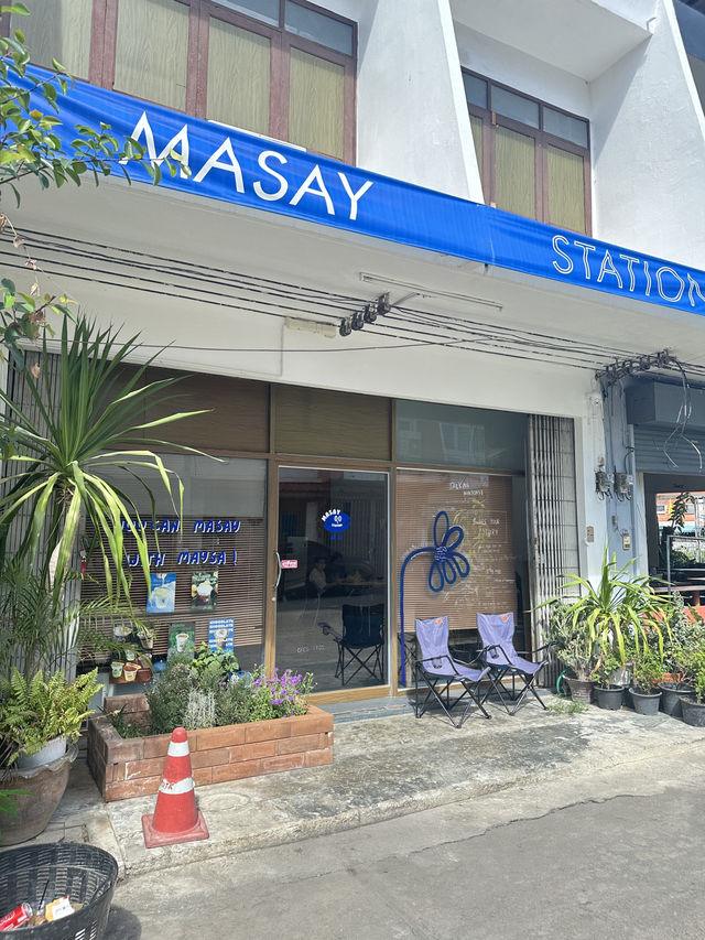 Masay.station คาเฟ่มินิมอลบ้านโป่ง