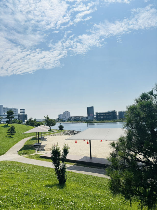 平和島🇯🇵一日中楽しめる〝大森ふるさとの浜辺公園〟