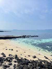西濱白沙🏖️珊瑚海邊🪸濟州牛島八景之一！