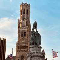 Belfry of Bruges at Dawn: A Carillon Symphony Over Sleeping Canals
