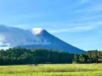 Cone shape Mayon Volcano