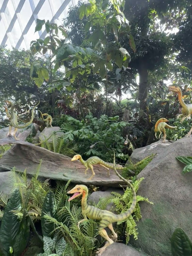 Cloud Forest Jurassic in Singapore 🦕
